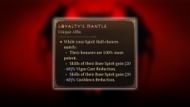 Unique effect of Loyalty's Mantle (Image via Blizzard Entertainment)